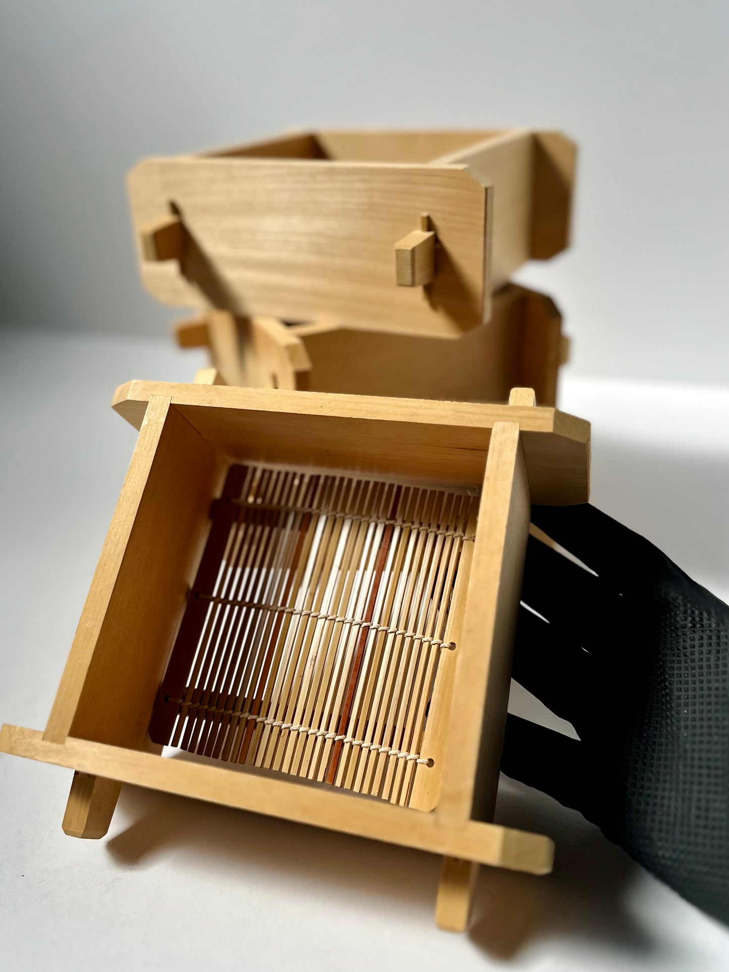 Vintage Wooden Soba Seiro Trays (Set of 2)