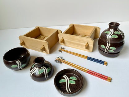 Vintage Wooden Soba Seiro Trays (Set of 2)