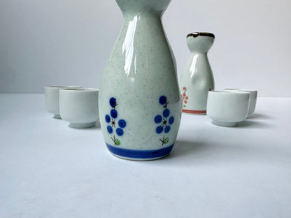 Vintage Japanese Sake Set (6 Pieces)