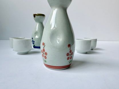 Vintage Japanese Sake Set (6 Pieces)
