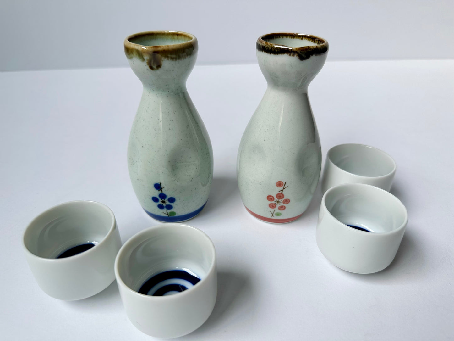 Vintage Japanese Sake Set (6 Pieces)