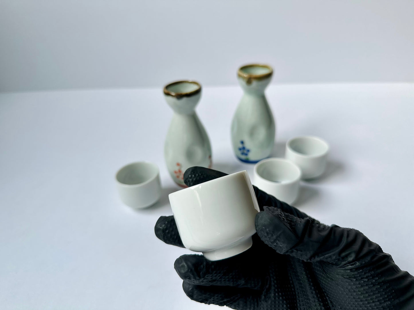 Vintage Japanese Sake Set (6 Pieces)